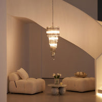 FALIERO Chandelier by Lampadom - side view