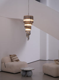 FALIERO Chandelier by Lampadom - side view