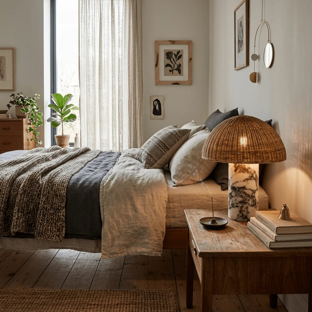MOROCCO Woven Table Lamp