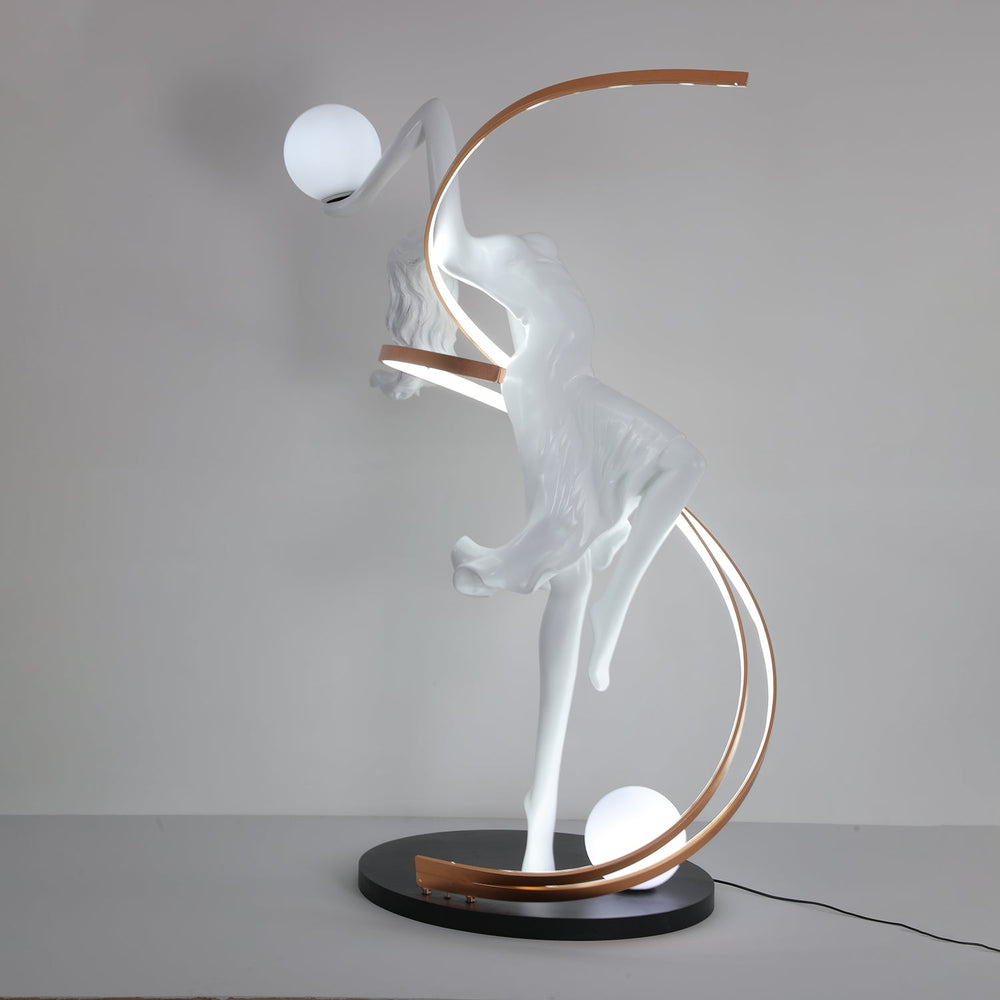 Sculpture-3 Floor Lamp in Crystal by Lampadom - view 40
