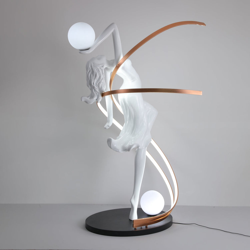 Sculpture-3 Floor Lamp in Crystal by Lampadom - view 38