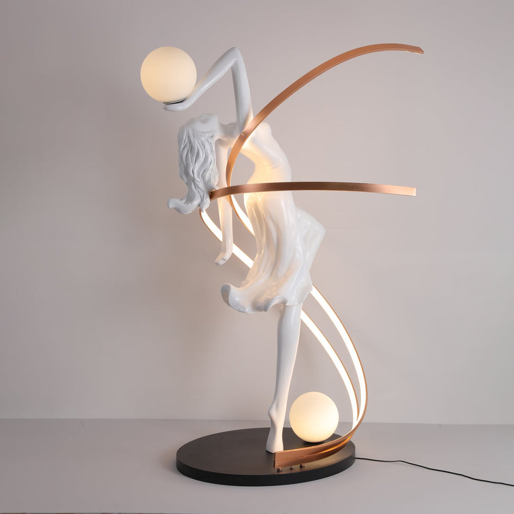 Sculpture-3 Floor Lamp in Crystal by Lampadom - view 36