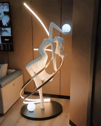 Sculpture-3 Floor Lamp in Crystal by Lampadom - view 13