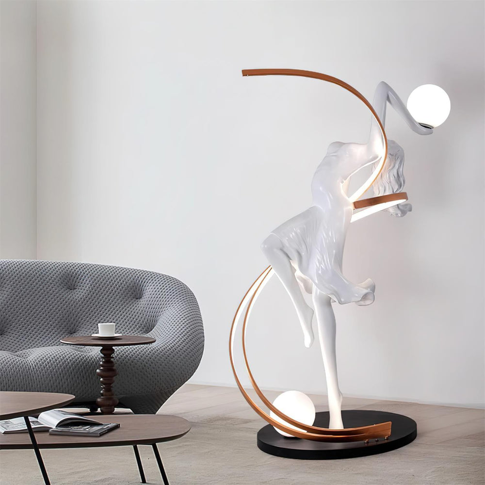 Sculpture-3 Floor Lamp in Crystal by Lampadom - view 33