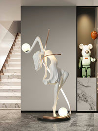 Sculpture-3 Floor Lamp in Crystal by Lampadom - view 25