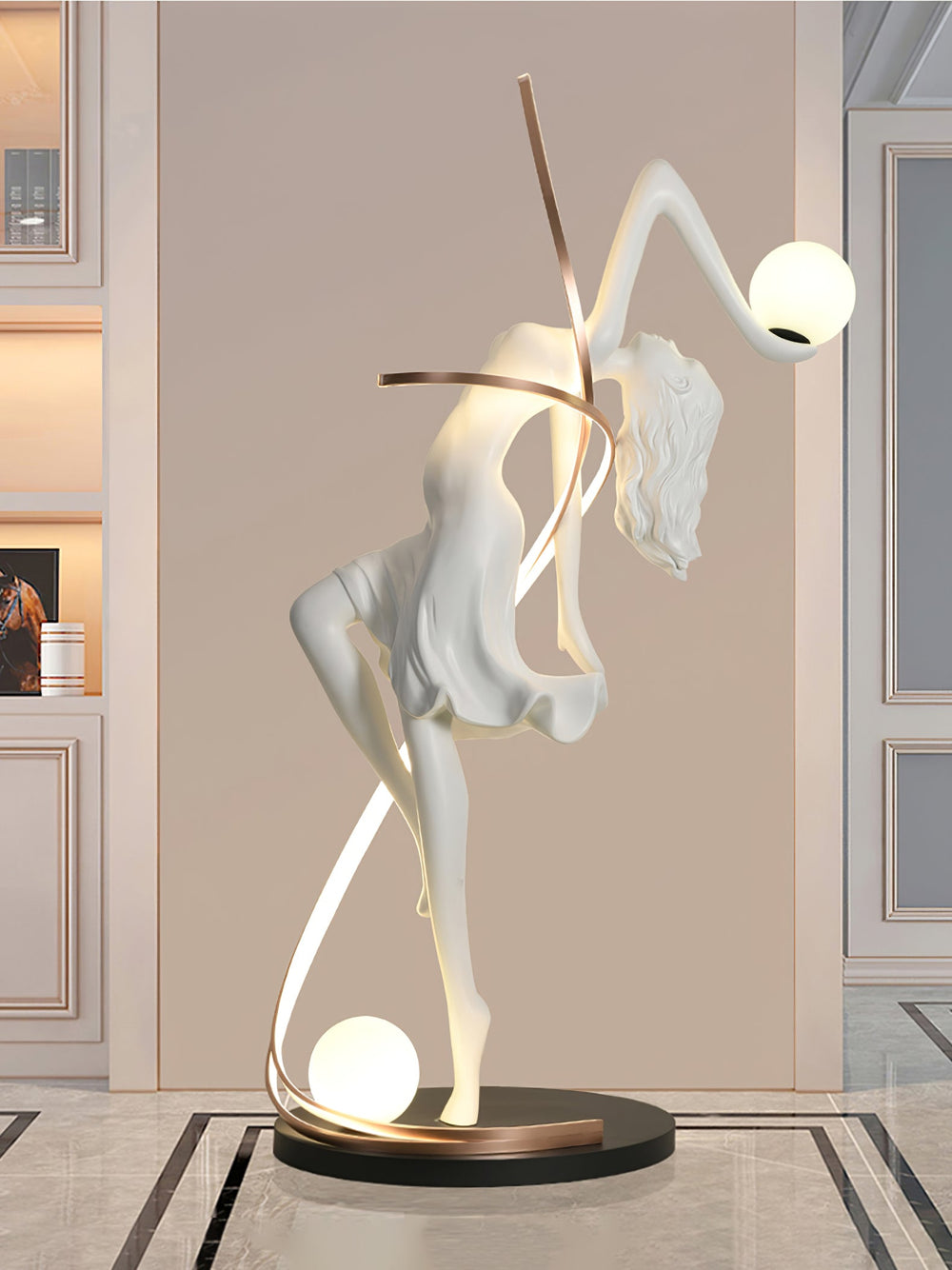 Sculpture-3 Floor Lamp in Crystal by Lampadom - view 27