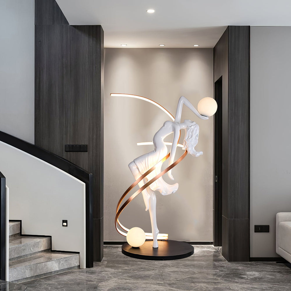 Sculpture-3 Floor Lamp in Crystal by Lampadom - view 29