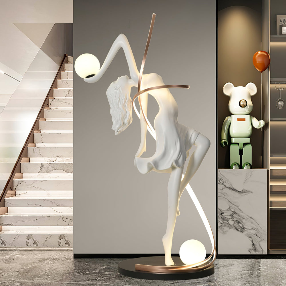 Sculpture-3 Floor Lamp in Crystal by Lampadom - view 12