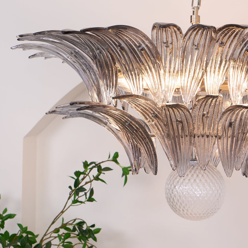 LUNETTA Chandelier by Lampadom - side view