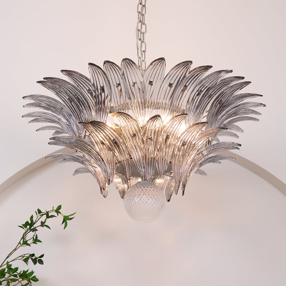 LUNETTA Chandelier by Lampadom - angle view