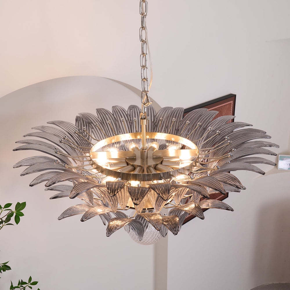 LUNETTA Chandelier by Lampadom - side view