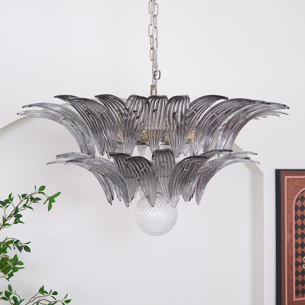 LUNETTA Chandelier by Lampadom - scale reference