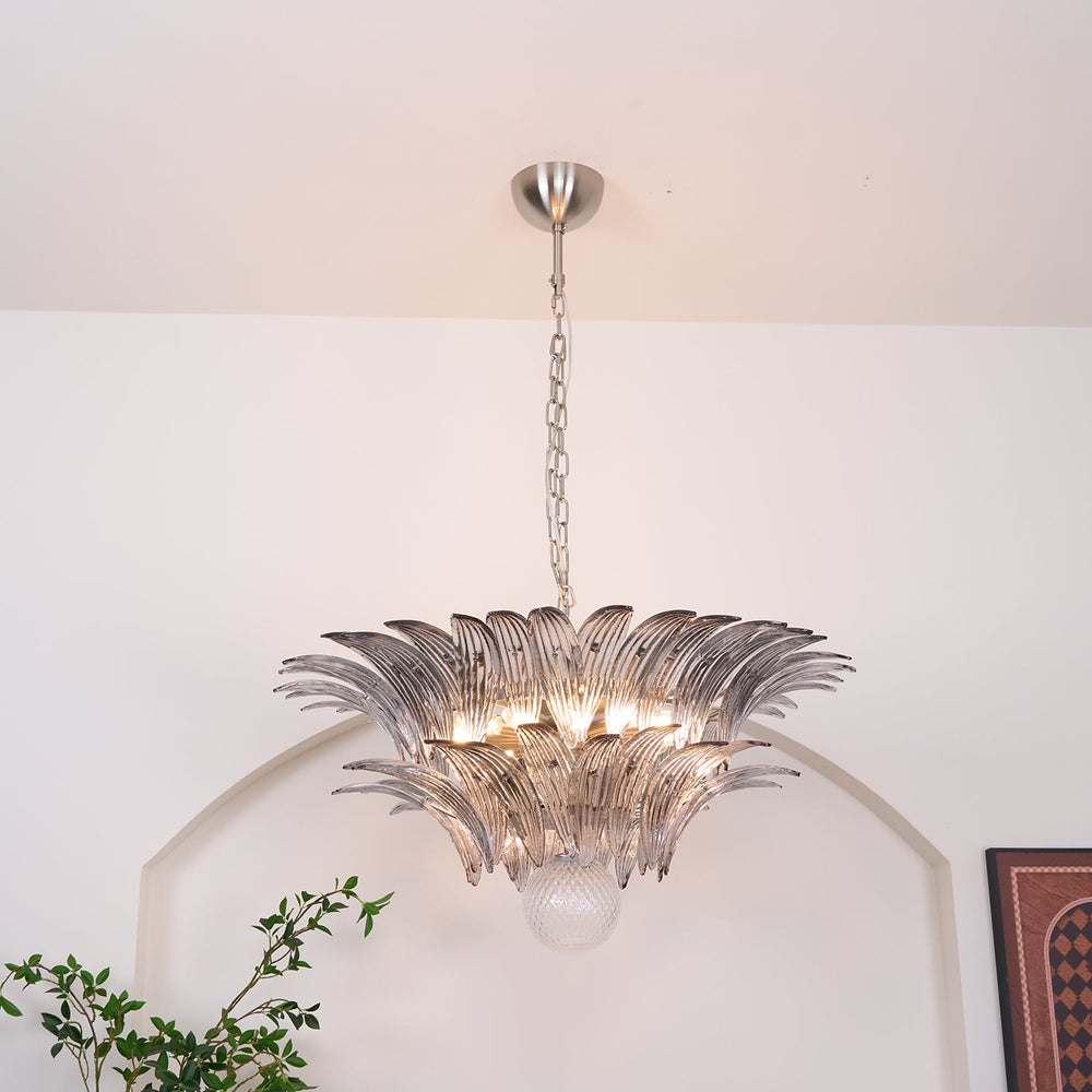 LUNETTA Chandelier by Lampadom - angle view