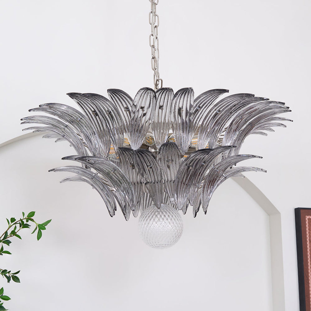 LUNETTA Chandelier by Lampadom - side view