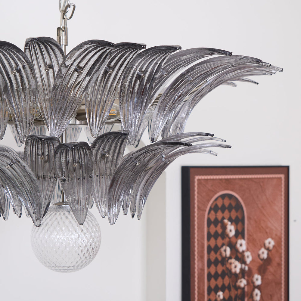 LUNETTA Chandelier by Lampadom - side view