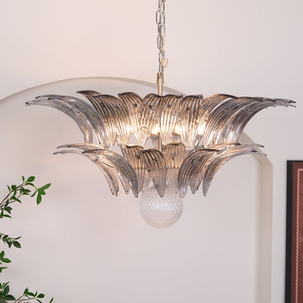 LUNETTA Chandelier by Lampadom - scale reference