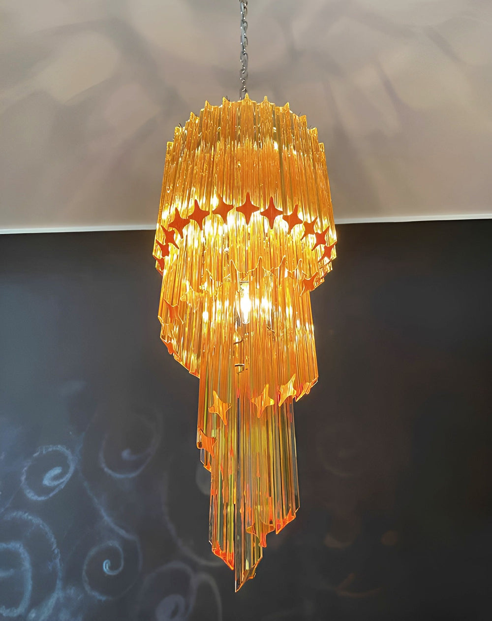 DOGARESSA Chandelier by Lampadom - scale reference