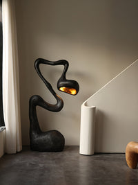 Sculpture-9 Floor Lamp in Crystal by Lampadom - close-up