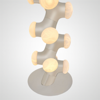 LEON Floor Lamp Floor Lamp in Alabaster by Lampadom - scale reference