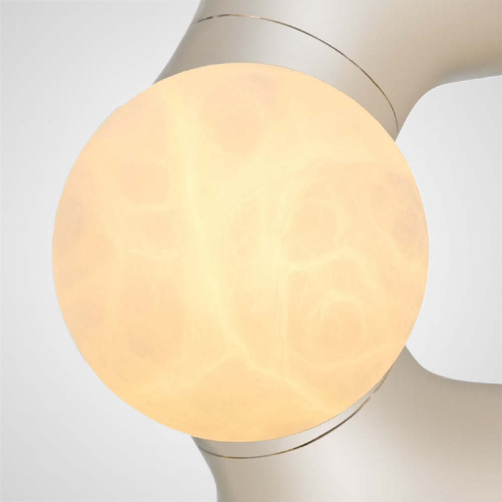 LEON Floor Lamp Floor Lamp in Alabaster by Lampadom - scale reference