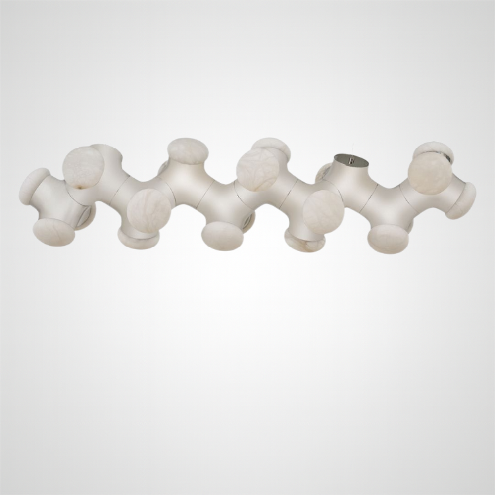 LEON Linear Chandelier by Lampadom - scale reference