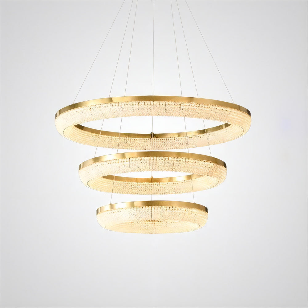 CARMEN Ring Chandelier by Lampadom - side view