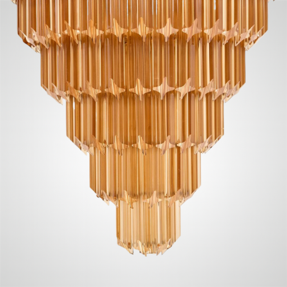 RAPHAEL Chandelier Chandelier in Glass by Lampadom - close-up