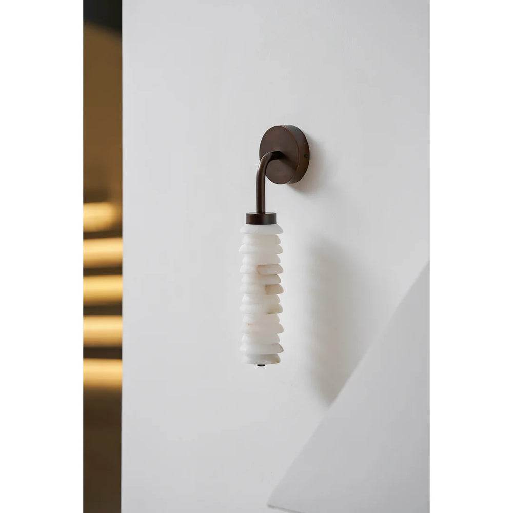 HELIX - A Alabaster Wall Light