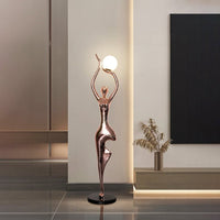 Sculpture-10 Floor Lamp in Crystal by Lampadom - view 12