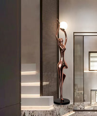 Sculpture-10 Floor Lamp in Crystal by Lampadom - view 13