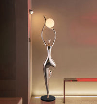 Sculpture-10 Floor Lamp in Crystal by Lampadom - installation view