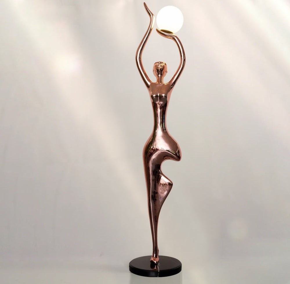Sculpture-10 Floor Lamp in Crystal by Lampadom - view 10