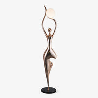 Sculpture-10 Floor Lamp in Crystal by Lampadom - ambient shot