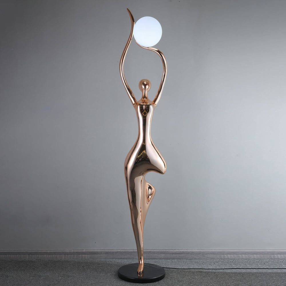 Sculpture-10 Floor Lamp in Crystal by Lampadom - view 14