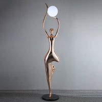 Sculpture-10 Floor Lamp in Crystal by Lampadom - view 14