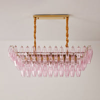 VENEZIA Linear Chandelier by Lampadom - ambient shot
