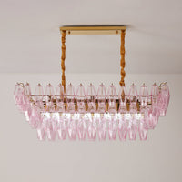 VENEZIA Linear Chandelier by Lampadom - top view