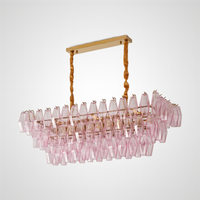 VENEZIA Linear Chandelier by Lampadom - view 10