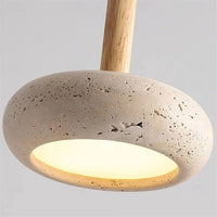 Round Travertine Pendant Light