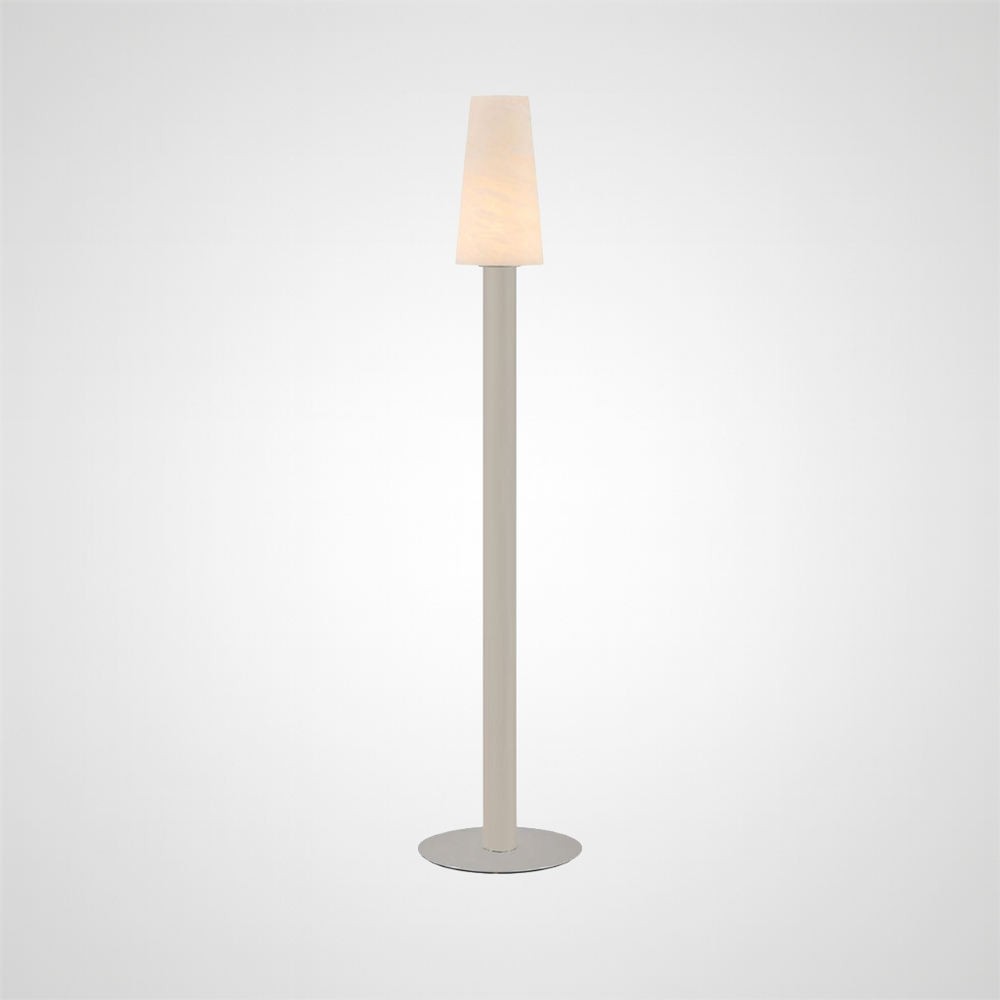LUCIAN Floor Lamp Floor Lamp in Alabaster by Lampadom - ambient shot