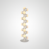LEON Floor Lamp Floor Lamp in Alabaster by Lampadom - scale reference