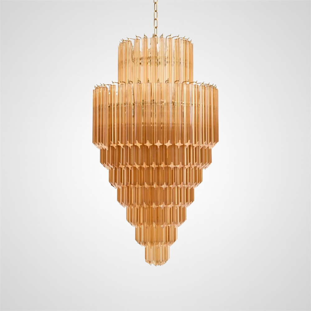 RAPHAEL Chandelier Chandelier in Glass by Lampadom - close-up