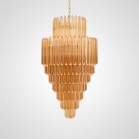 RAPHAEL Chandelier Chandelier in Glass by Lampadom - close-up