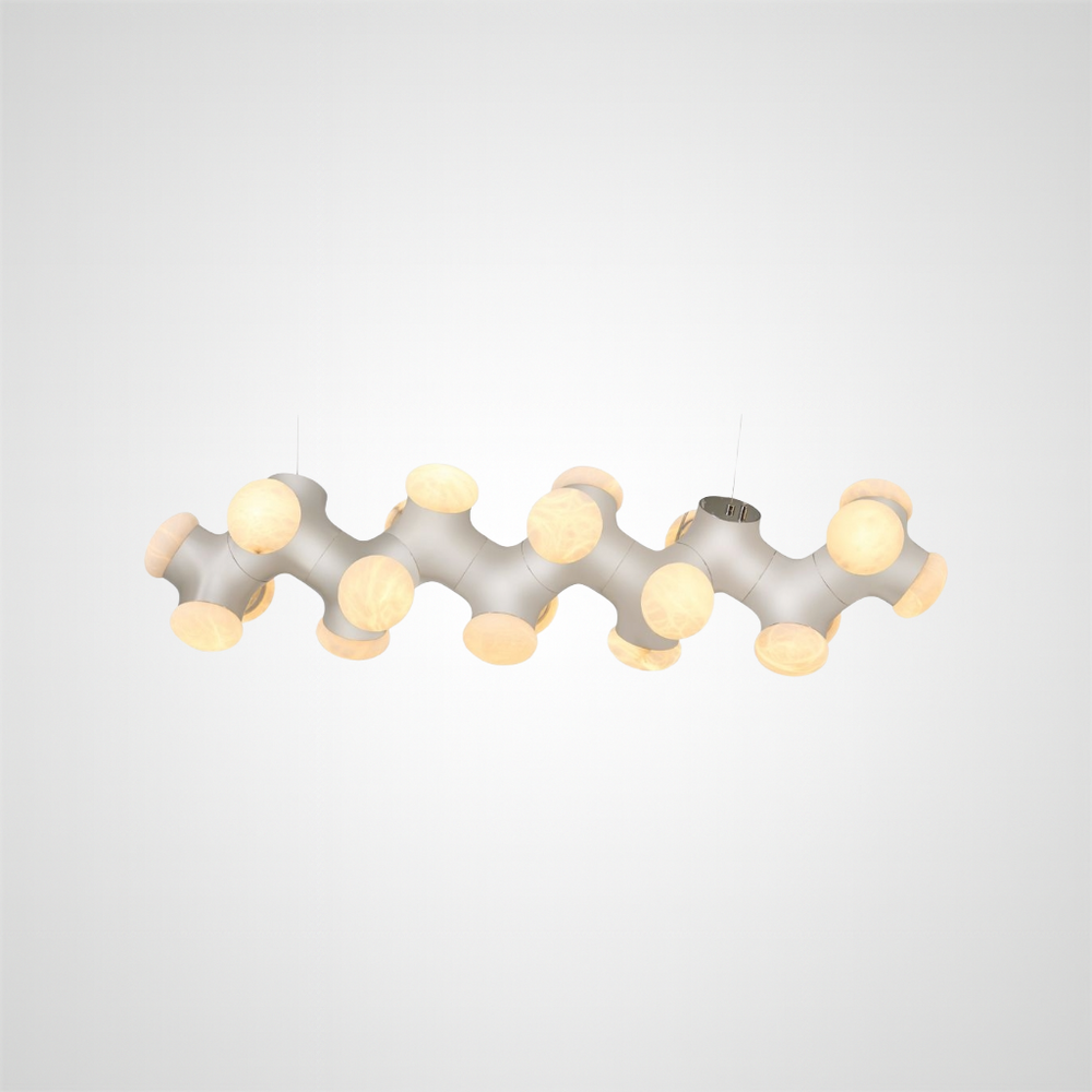LEON Linear Chandelier by Lampadom - view 5