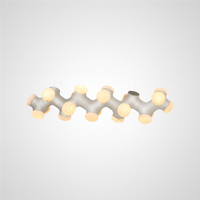 LEON Linear Chandelier by Lampadom - view 5