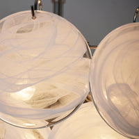 ALTINO Chandelier by Lampadom - side view