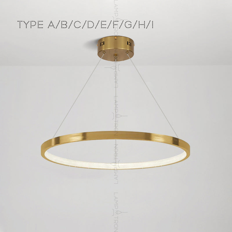 ABEL A Ring Chandelier by Lampadom - detail view