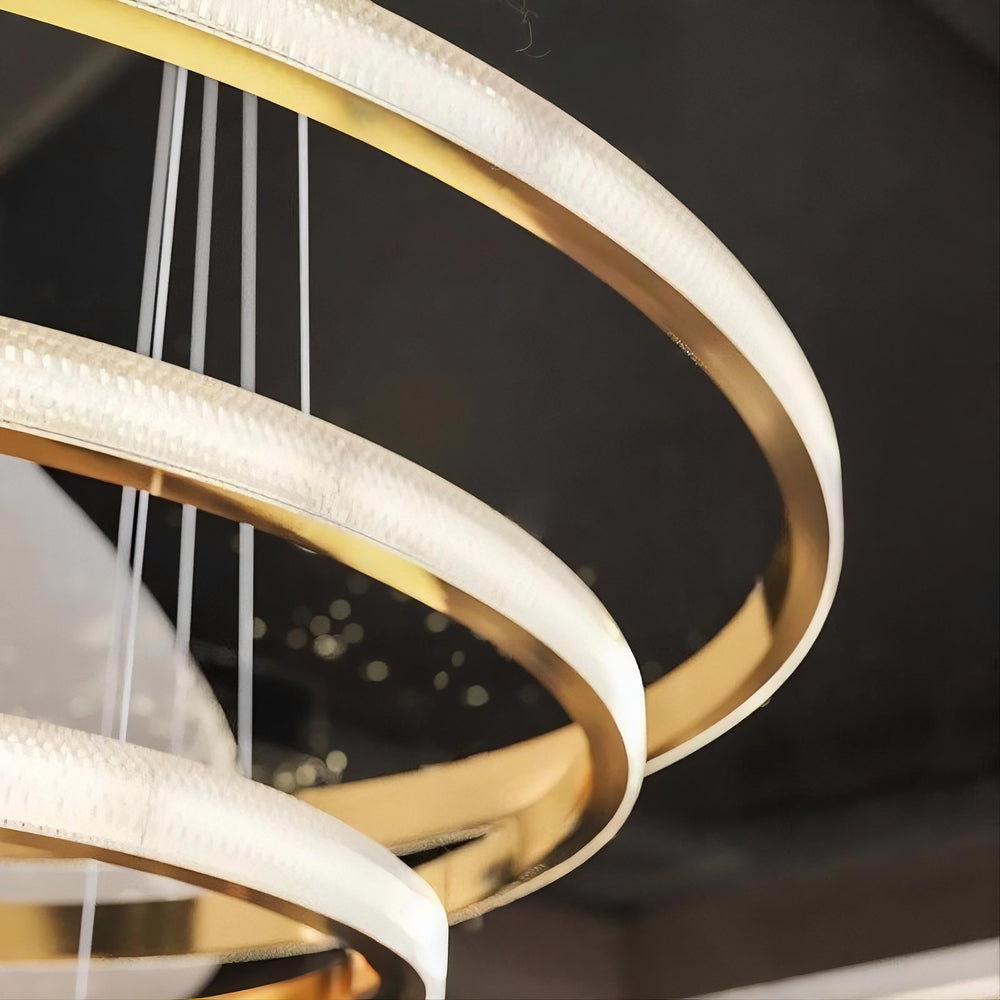 ABEL B Ring Chandelier by Lampadom - side view