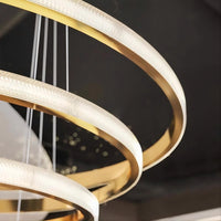 ABEL B Ring Chandelier by Lampadom - side view