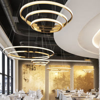 ABEL B Ring Chandelier by Lampadom - close-up
